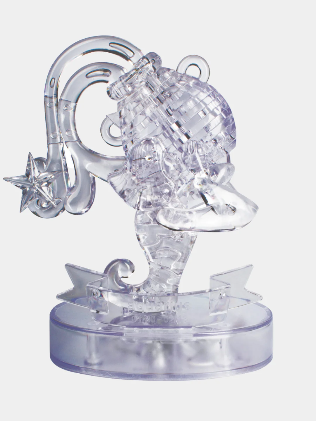Водолей со светом - 3D Crystal Blocks Puzzle (3D Пазл) Знак зодиака