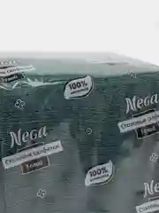 Зеленый салфетки Nega, 250 листов, 24 х 24 см, насыщенный цвет
