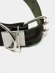Ошейник для собак, камуфляж, двойной брезент, зеленый, STRONG DOG