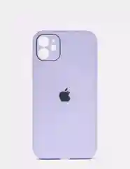 Лавандовый защитный стеклянный чехол для iphone 12Pro Max 6.7 с яблоком