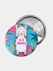 Белый зеркало карманное