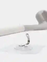 Белый ершик для унитаза силиконовый