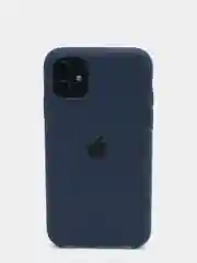 Синий меланж чехол Silicone Case для Apple iPhone 11 силиконовый противоударный для айфона Soft Touch