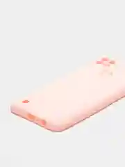 Розовый чехол силиконовый для Realme C21 ( Реалми С21) с защитой камеры