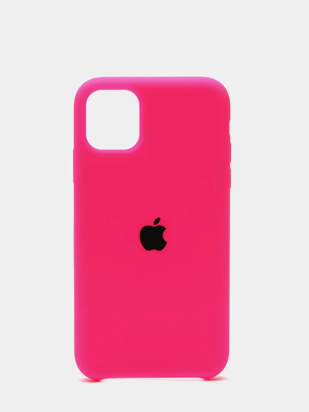 Фуксия чехол Silicone Case для Apple iPhone 11 силиконовый противоударный для айфона Soft Touch