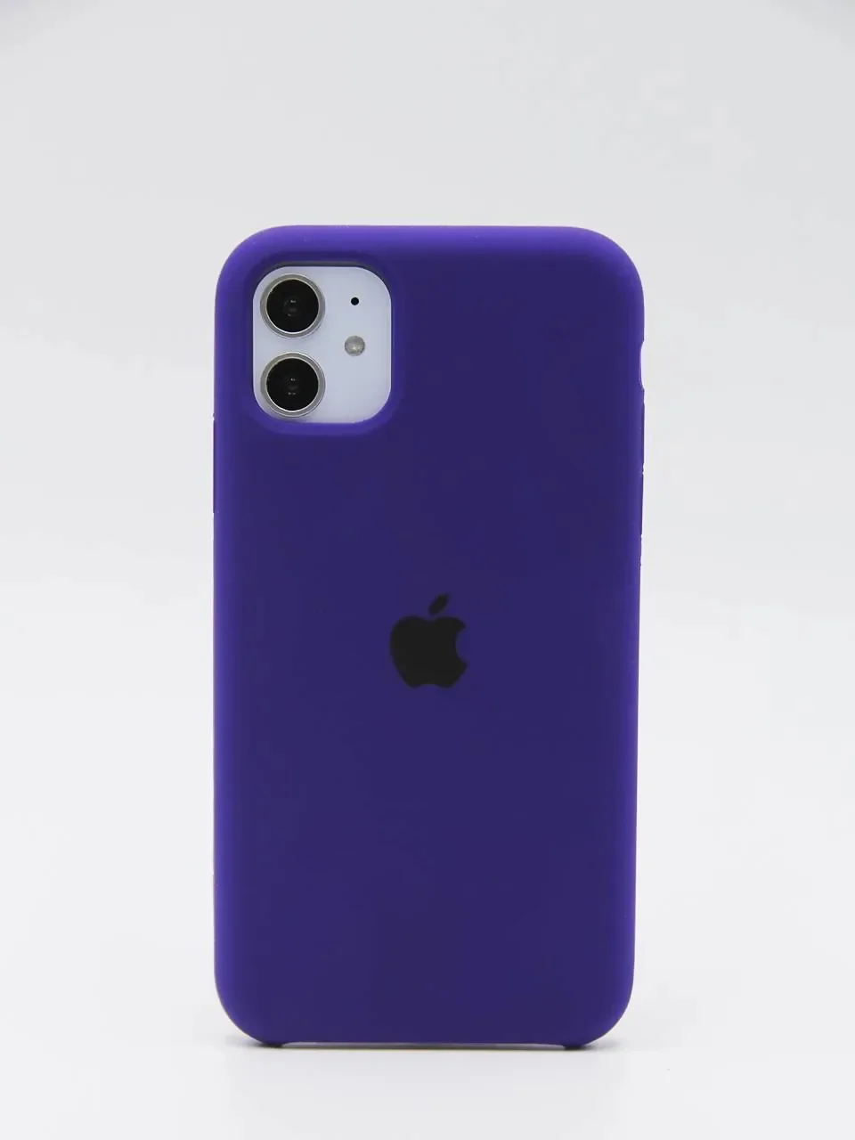 Темно-синий чехол Silicone Case для Apple iPhone 11 силиконовый противоударный для айфона Soft Touch
