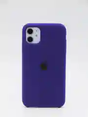 Темно-синий чехол Silicone Case для Apple iPhone 11 силиконовый противоударный для айфона Soft Touch
