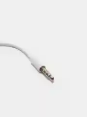 Белый кабель для автомагнитолы OTG - 3.5 Jack 0,14 м. USB (мама) 3.5 Jack (папа)