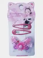 Розовый заколки, заколки для волос, набор заколок
