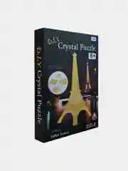 Эйфелева башня со светом - 3D Crystal Blocks Puzzle (3D Пазл) со светом
