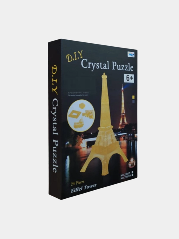 Эйфелева башня со светом - 3D Crystal Blocks Puzzle (3D Пазл) со светом