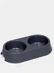 Миска для домашних животных, двойная, 0,4 л