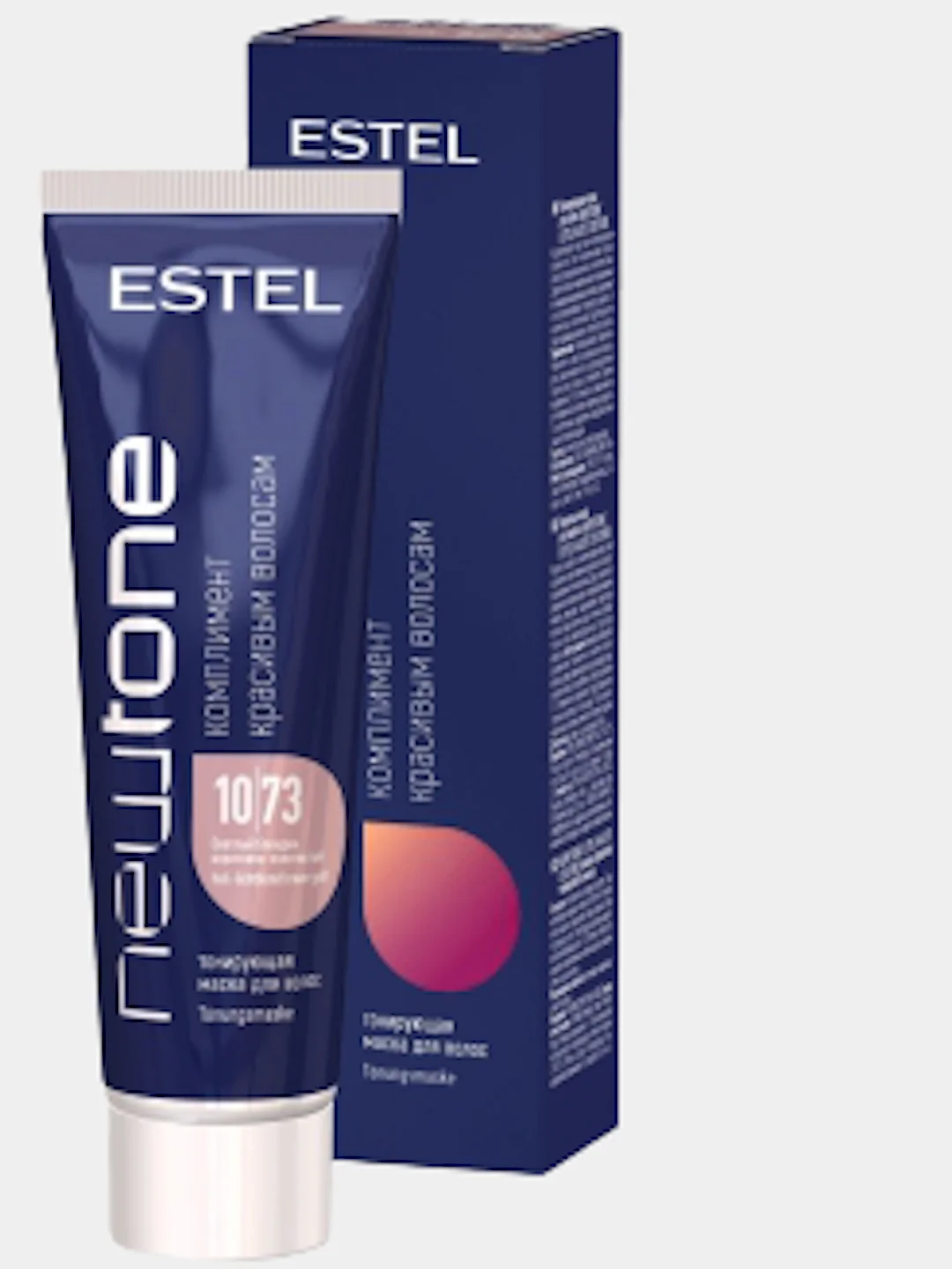 Пудровый estel PROFESSIONAL Тонирующая маска для волос NEWTONE ESTEL, 60 мл