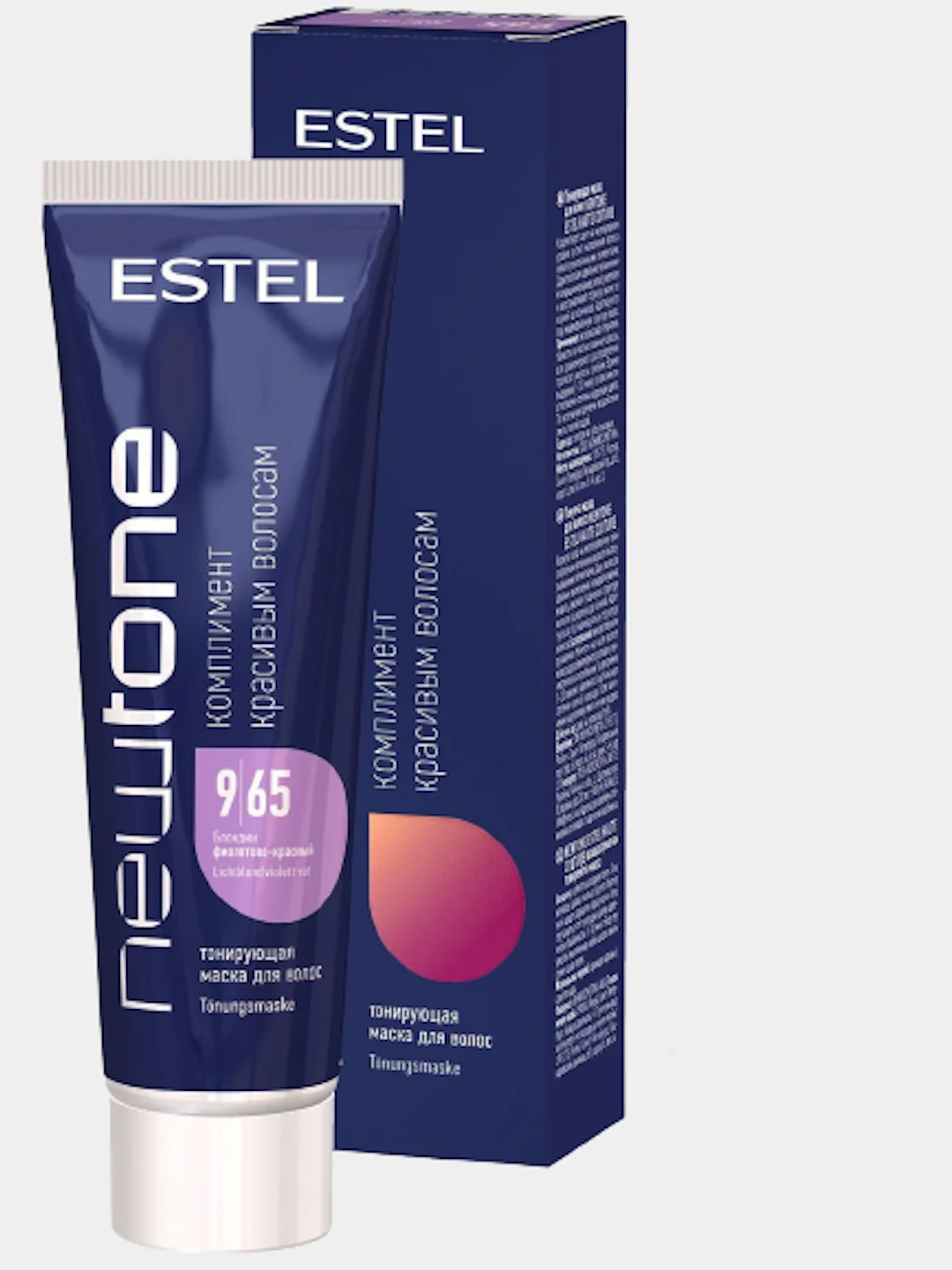 Розовый estel PROFESSIONAL Тонирующая маска для волос NEWTONE ESTEL, 60 мл