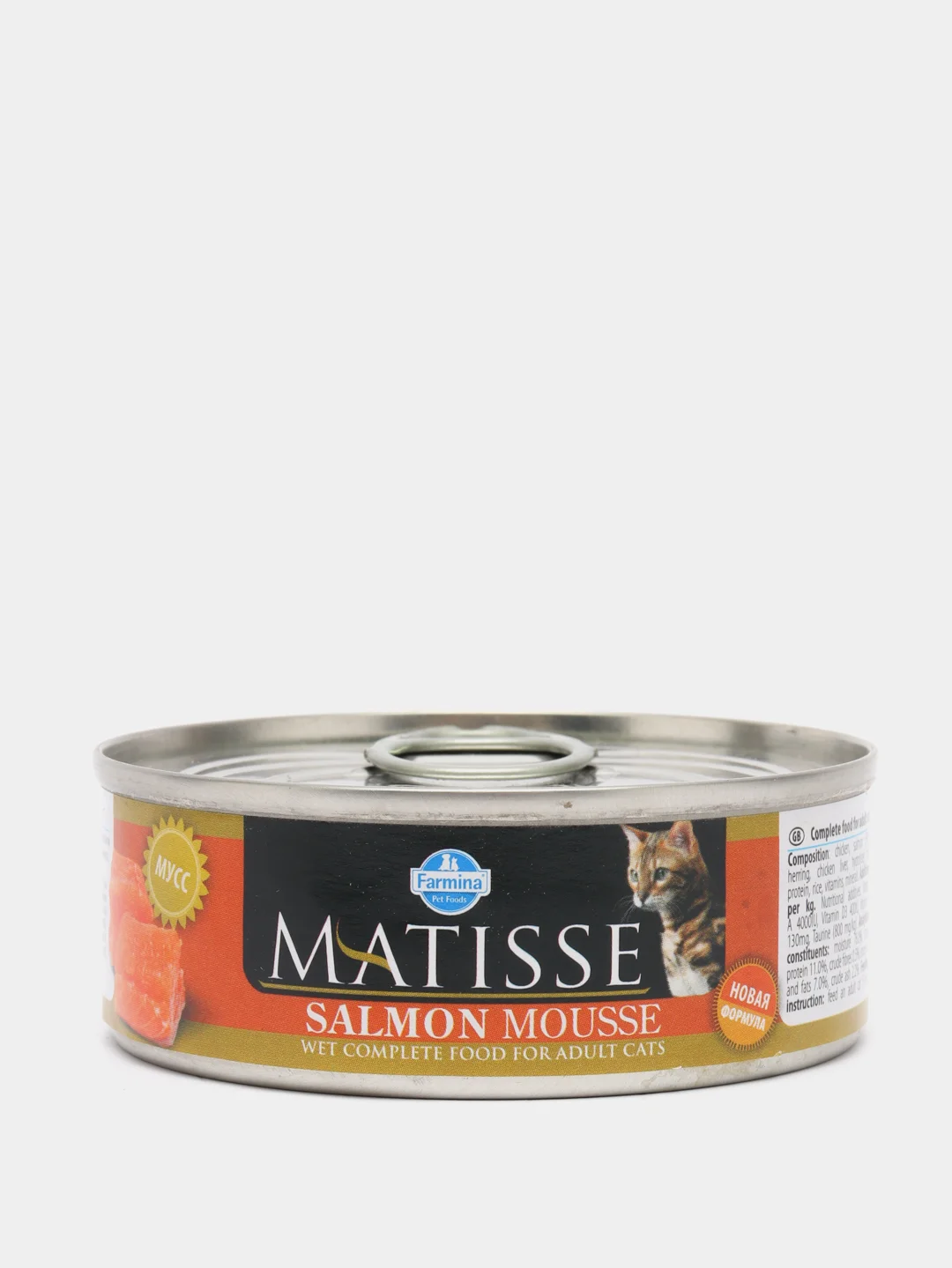 Корм влажный для кошек Farmina Matisse, мусс с лососем, 85 г