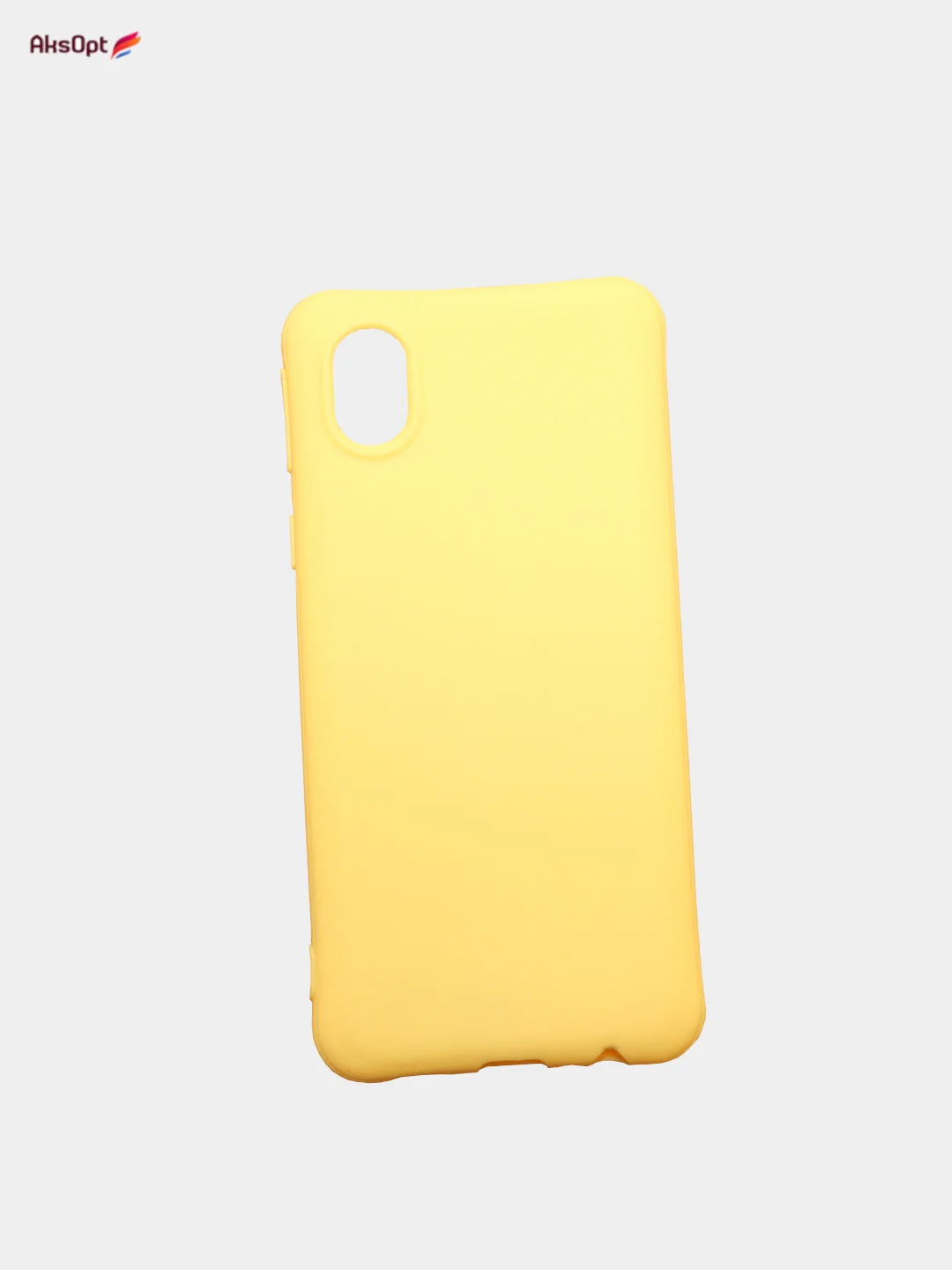 Желтый силиконовый матовый чехол для Samsung A01/A01Core/A11/M111/A20/A21S/A31/A41/A71/A10