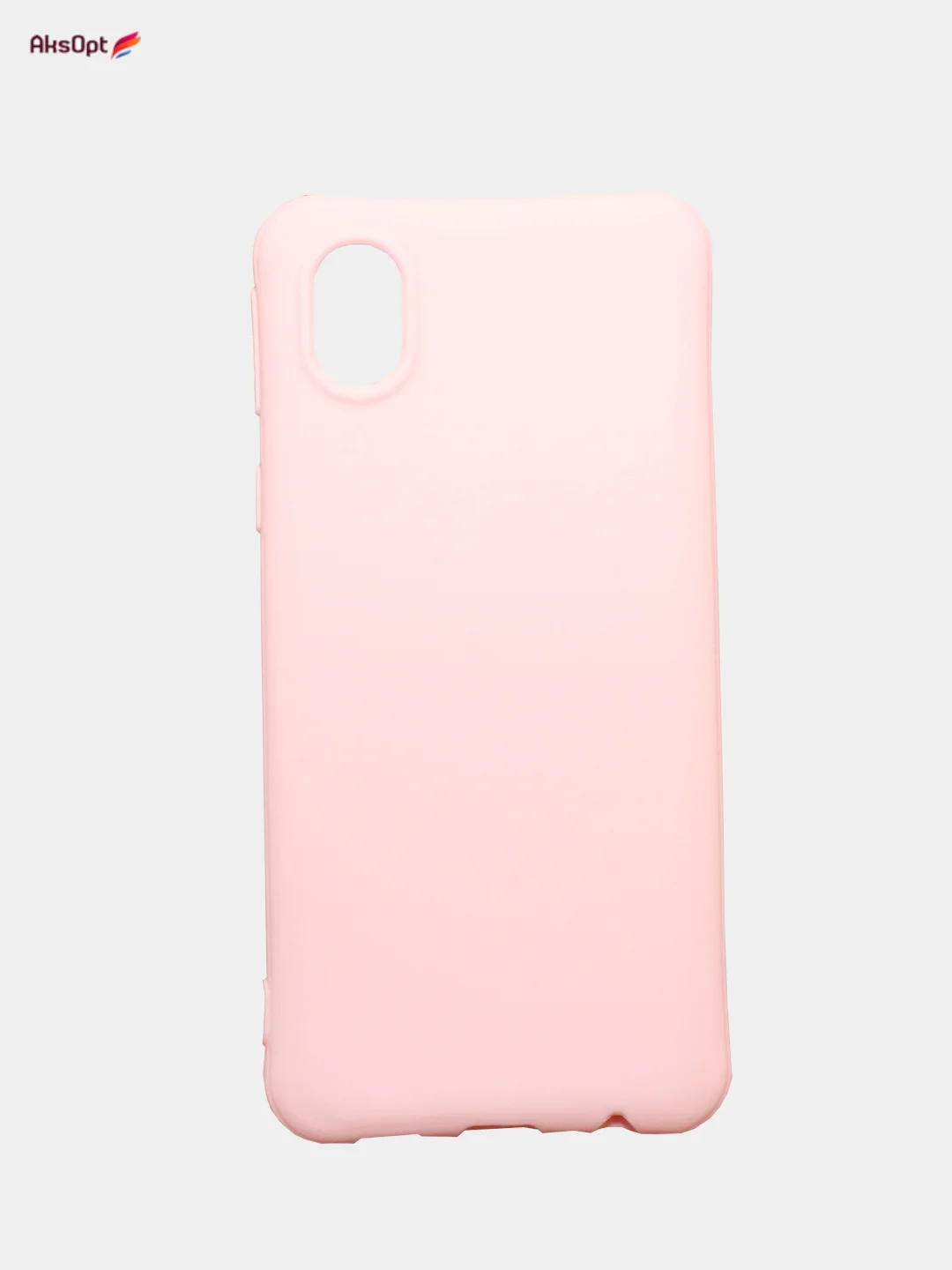 Розовый силиконовый матовый чехол для Samsung A01/A01Core/A11/M111/A20/A21S/A31/A41/A71/A10