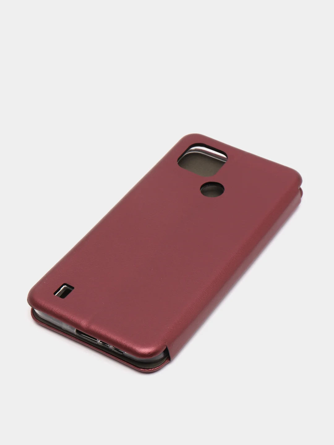 Пурпурный чехол-книжка для Realme C21 (Реалми С21)