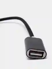 Черный otg переходник с Type-C на USB, отг, адаптер, юсб для телефона и планшета