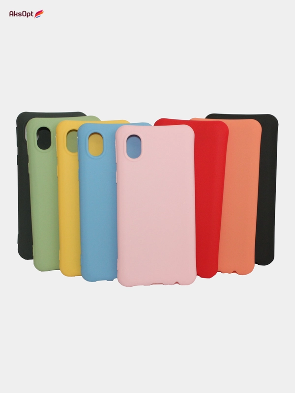 Силиконовый матовый чехол для Xiaomi Mi 10/8/9/8A/Note 8/Note 8T/Note 8 Pro/Note 9