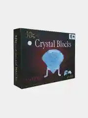 Синий кристал - 3D Crystal Blocks Puzzle (3D Пазл / Головоломка IQ 3D puzzle)