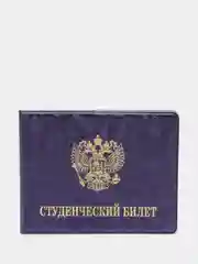 Фиолетовый обложка для студенческого