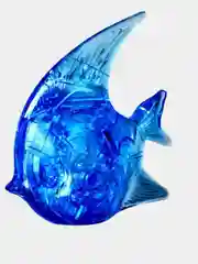 Синий рыбка со светом 3D Crystal Blocks Puzzle (3D Пазл / Головоломка IQ 3D puzzle)