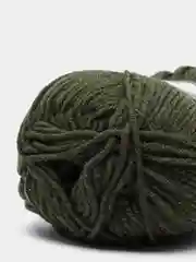 Зелёный хаки пряжа полушерстяная Alize Lanagold (Ализе Ланаголд)