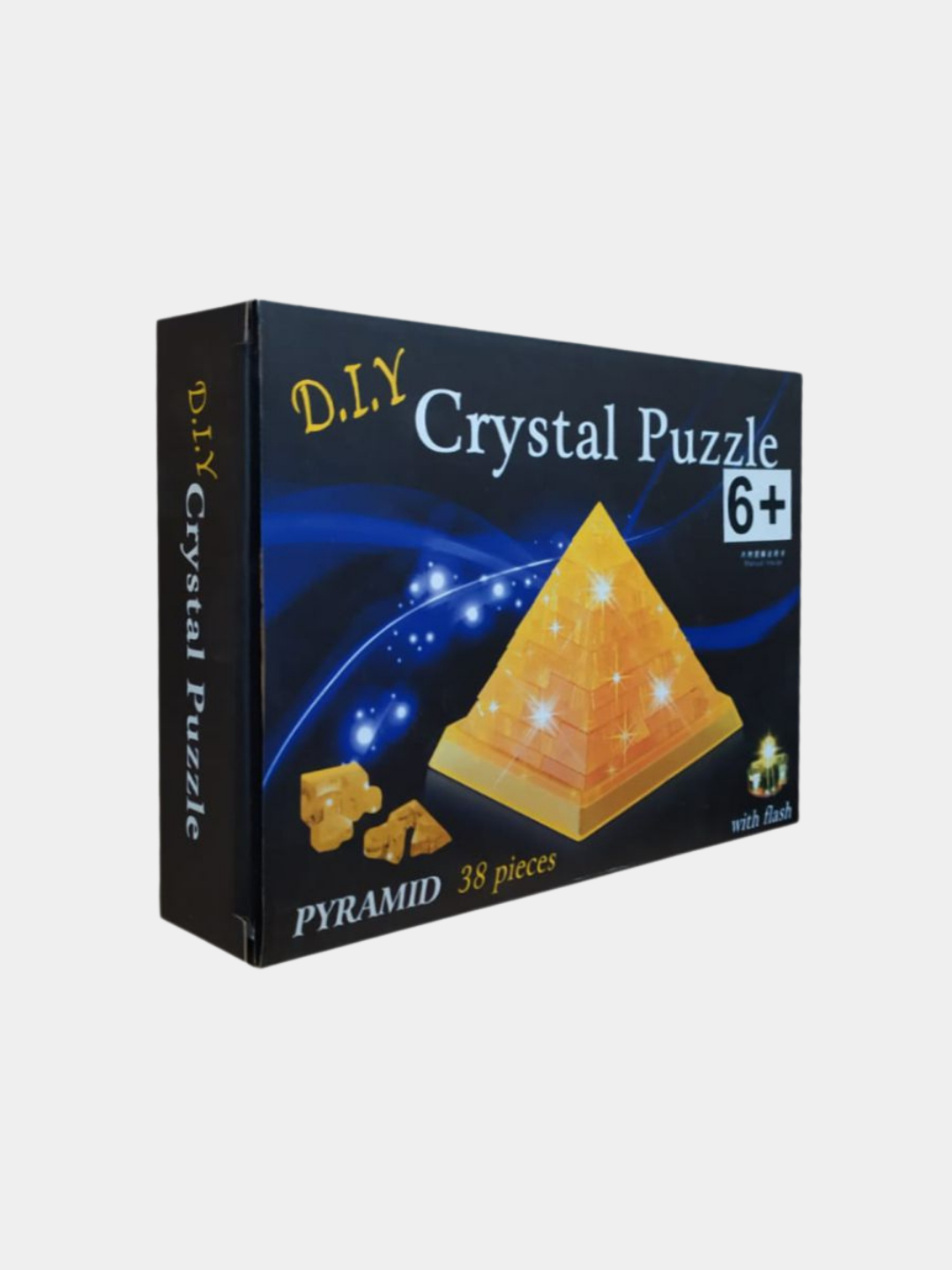 Пирамида со светом 3D Crystal Blocks Puzzle (3D Пазл / Головоломка IQ 3D  puzzle) купить по цене 449 ₽ в интернет-магазине Магнит Маркет