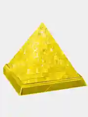 Желтый пирамида со светом 3D Crystal Blocks Puzzle (3D Пазл / Головоломка IQ 3D puzzle)