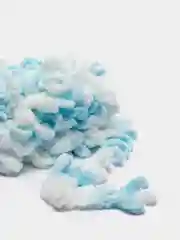 Голубой пряжа Alize Puffy Color, петельки, 5 штук, микрополиэстер