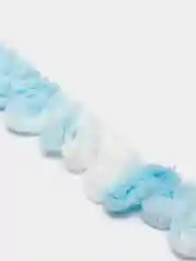 Голубой пряжа Alize Puffy Color, петельки, 5 штук, микрополиэстер