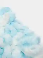Голубой пряжа Alize Puffy Color, петельки, 5 штук, микрополиэстер