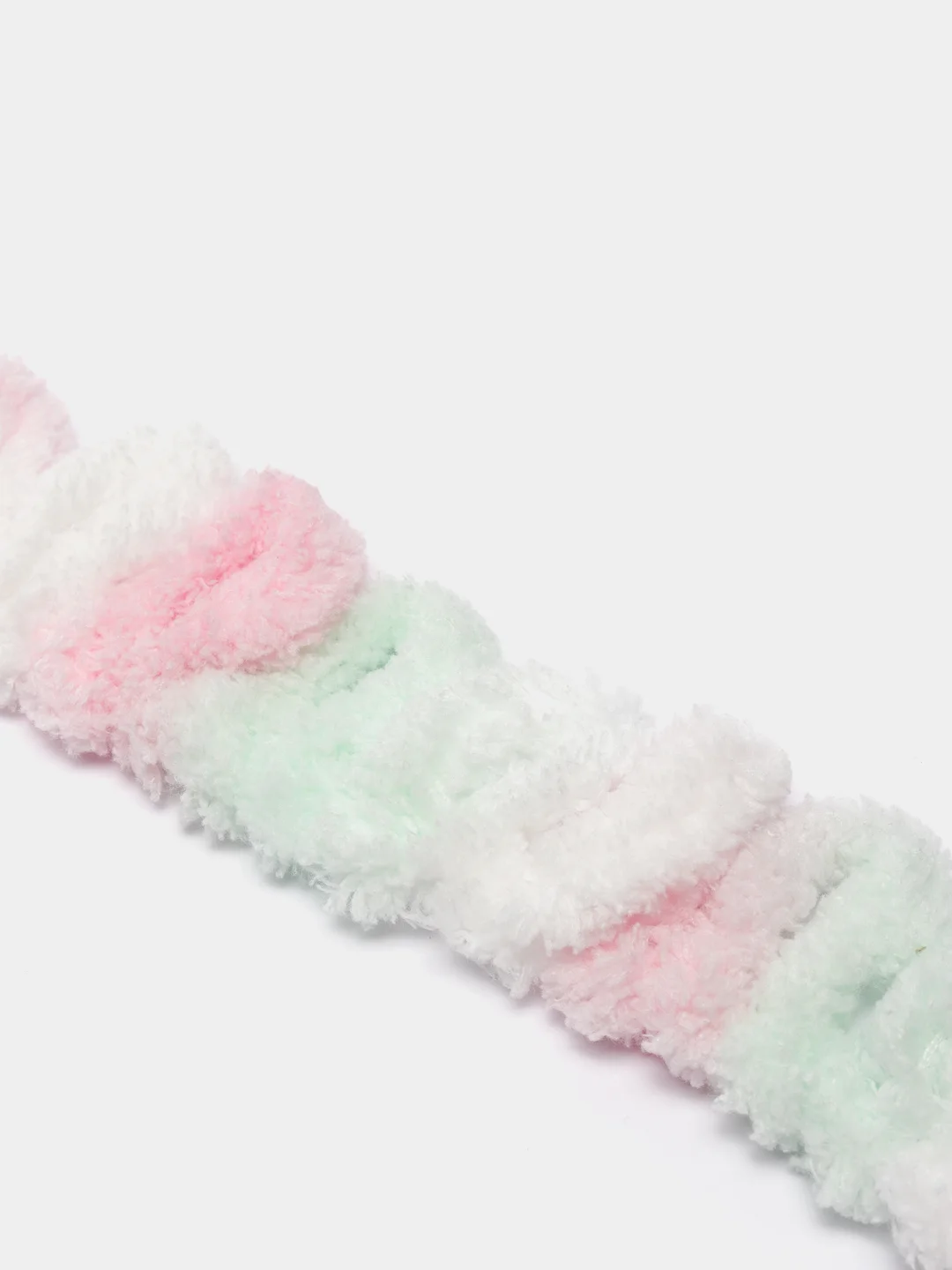 Мятный пряжа Alize Puffy Color, петельки, 5 штук, микрополиэстер