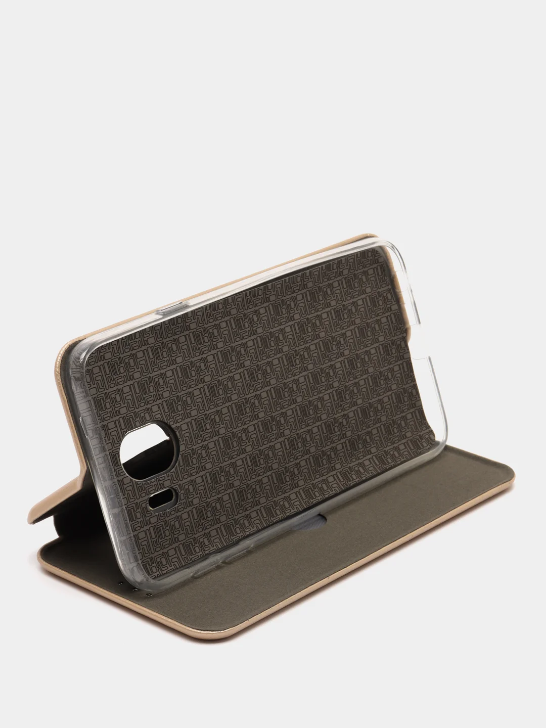 Золотой чехол книжка Samsung J4