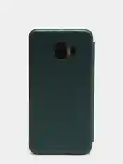 Зеленый чехол книжка Samsung J4