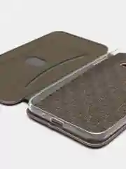 Серый чехол книжка  Samsung J3 2016, J310