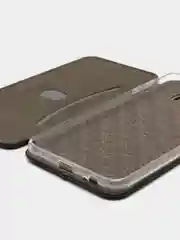 Черный чехол книжка Samsung J4