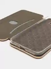 Золотой чехол книжка  Samsung J3 2016, J310
