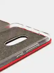 Красный чехол книжка  XIAOMI REDMI  NOTE 4X / NOTE 4
