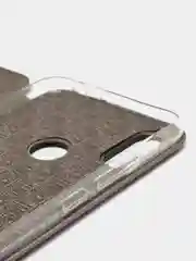 Серый чехол-книжка для Redmi Note 7