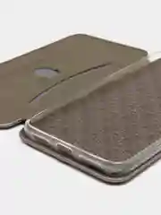 Серый чехол книжка  XIAOMI REDMI  NOTE 4X / NOTE 4