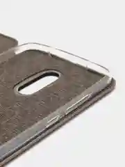 Серый чехол книжка  XIAOMI REDMI  NOTE 4X / NOTE 4