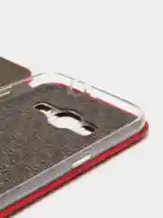 Красный чехол книжка  Samsung J3 2016, J310