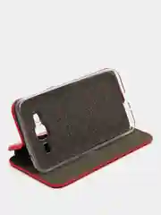 Красный чехол книжка  Samsung J3 2016, J310