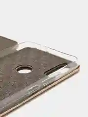 Золотой чехол-книжка для Redmi Note 7