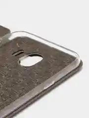 Серый чехол книжка Samsung J4