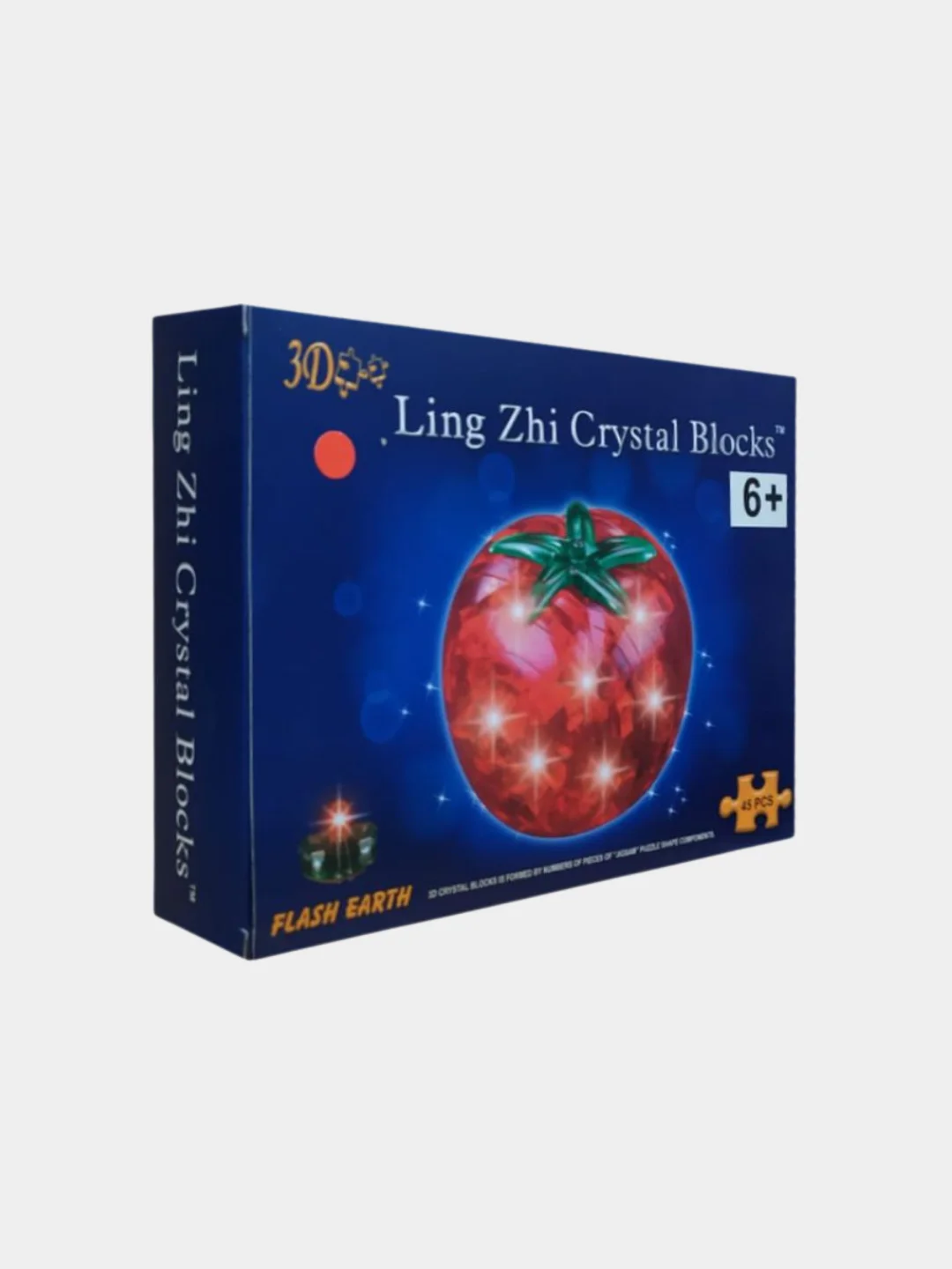 Помидор со светом 3D Crystal Blocks Puzzle (3D Пазл / Головоломка IQ 3D puzzle)