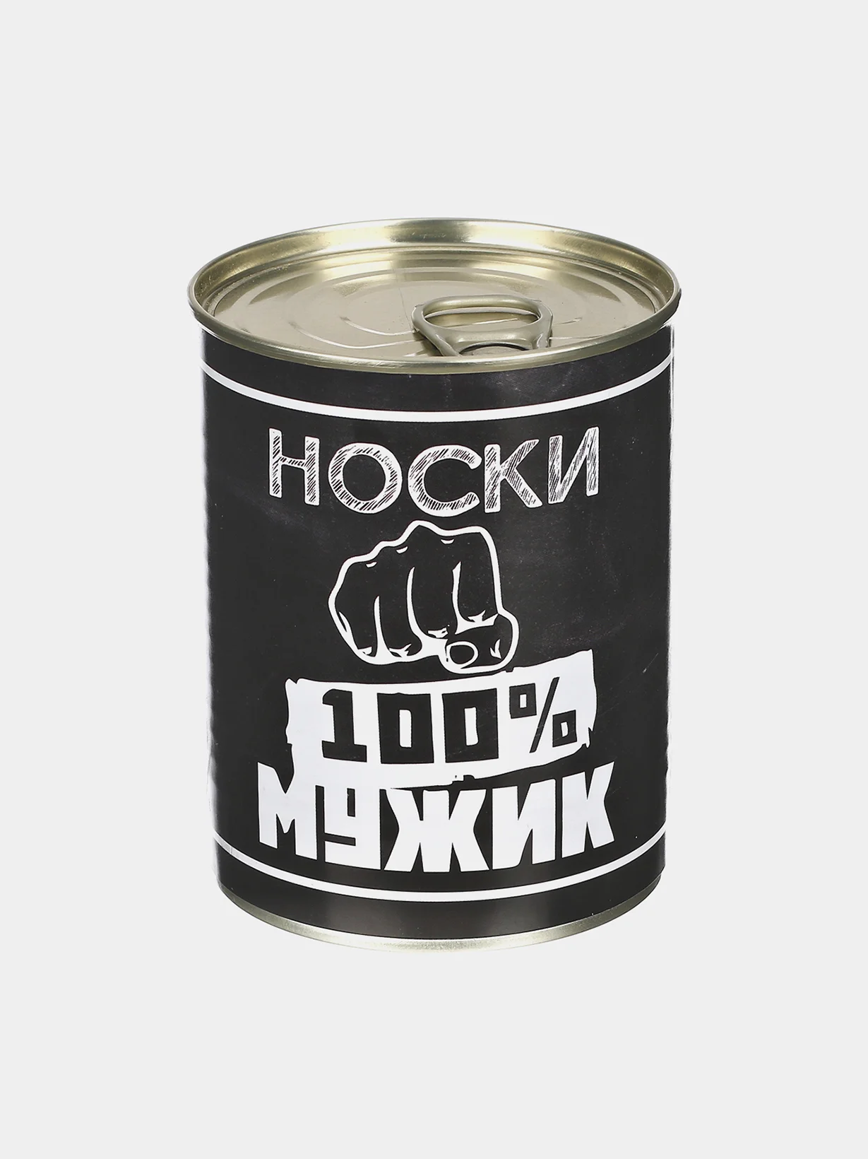 Черный мужские носки в банке, 14 видов