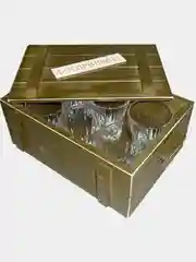 Сувенирная шкатулка "Боеприпасы" со стопками внутри